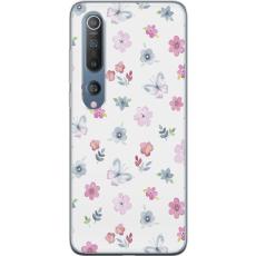 iSecrets - Mobilskal till Xiaomi Mi 10 5G med Blommor och fjärillar