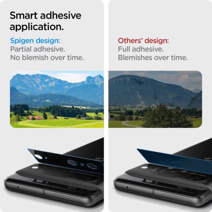 UTGATT1 - [2-Pack] Spigen Google Pixel 7 Linsskydd Härdat Glas - Svart