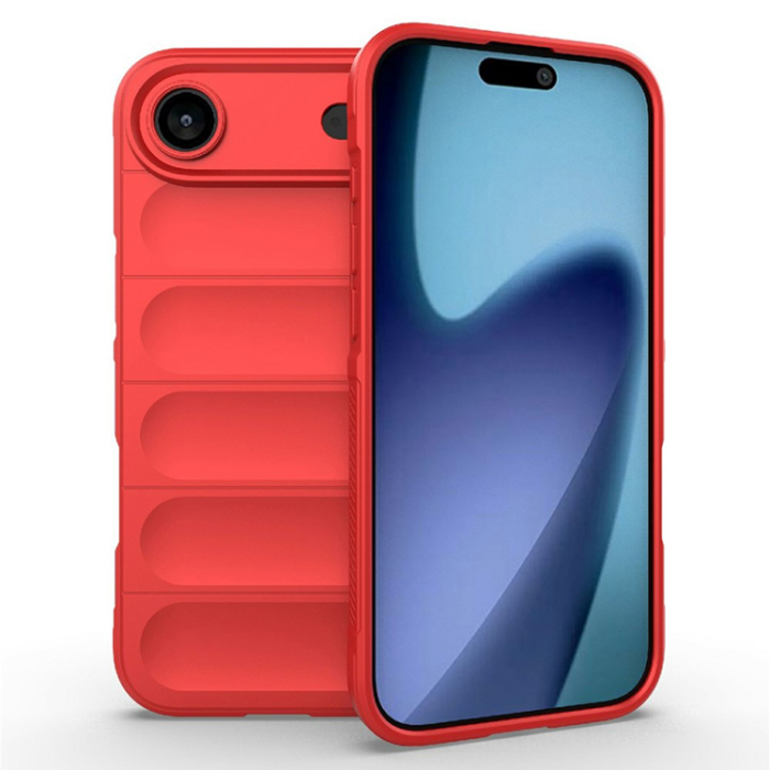 Amorus - AMORUS iPhone Air Mobilskal Shockproof TPU Rugged - Röd