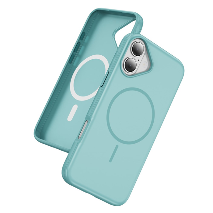 A-One Brand - iPhone 17 Mobilskal MagSafe PC + TPU Shockproof - Himmelsblå