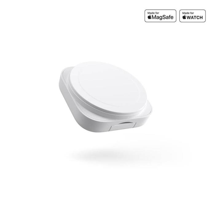 ZENS - Zens 2-in-1 Trådlös laddare Magsafe Watch - Vit
