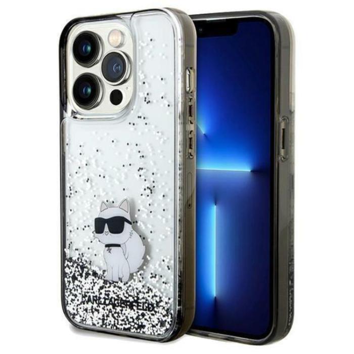 KARL LAGERFELD - Karl Lagerfeld iPhone 14 Pro Max Mobilskal Liquid Glitter