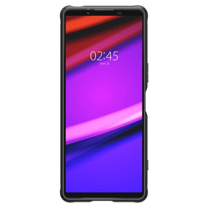 UTGATT - Spigen Sony Xperia 10 V Mobilskal Rugged Armor - Matte Svart