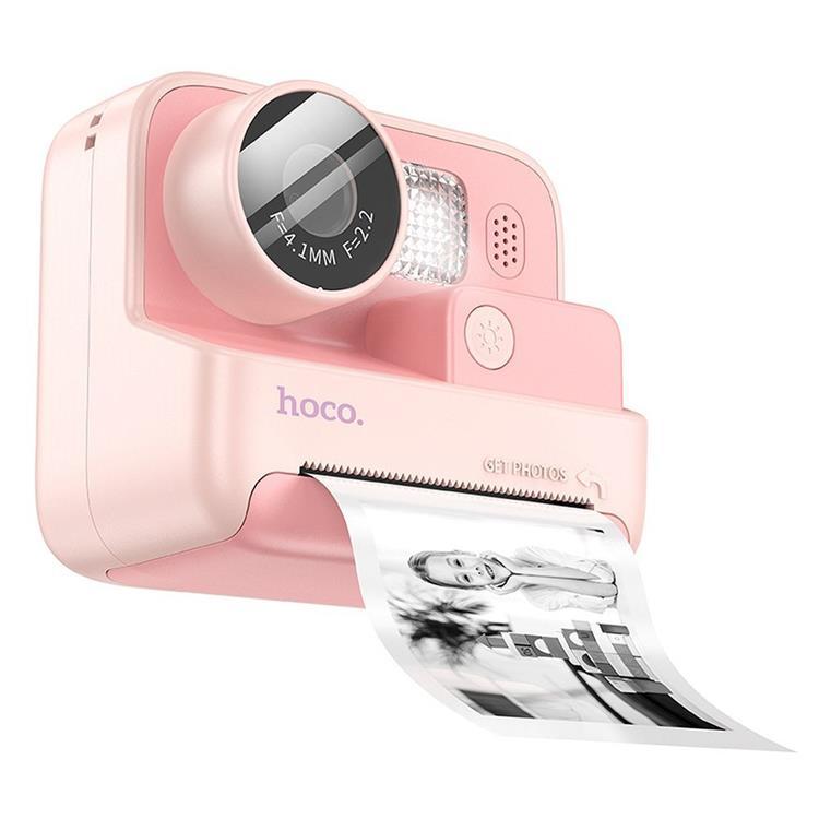 Hoco Barn Digitalkamera Med Skrivare DV200 - Rosa (Rosa)