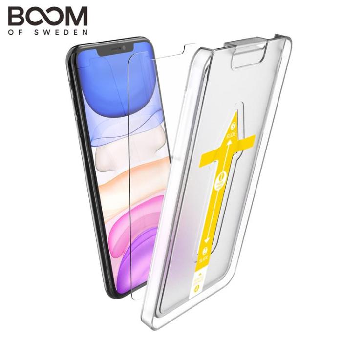 Boom of Sweden - BOOM Flat Härdat Glas Skärmskydd iPhone XS Max