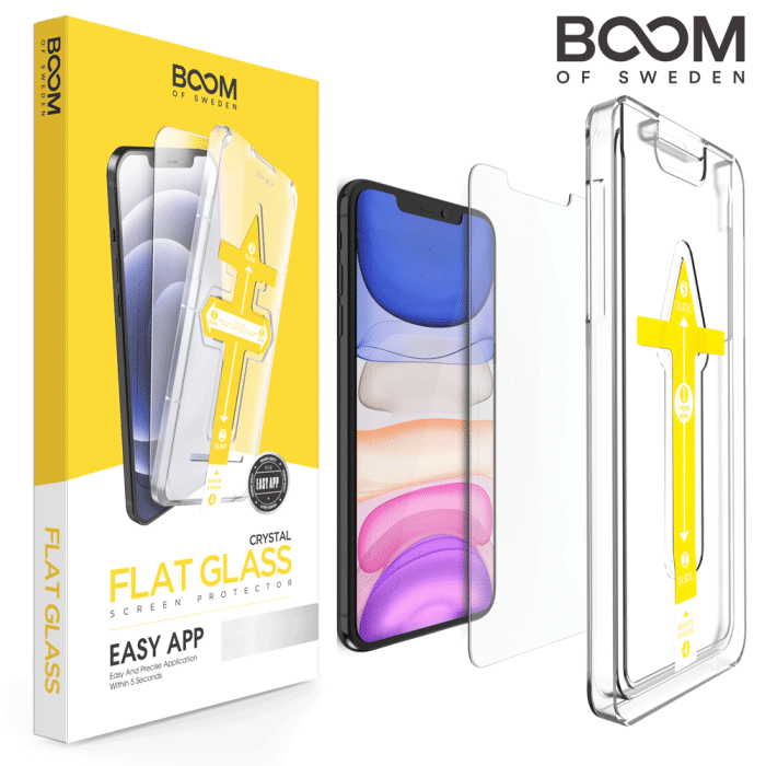 Boom of Sweden - BOOM Flat Härdat Glas Skärmskydd iPhone X/Xs