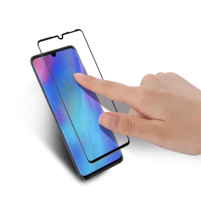 Mocolo - Mocolo 3D Härdat Glas Skärmskydd TILL HUAWEI P30 Lite - Svart