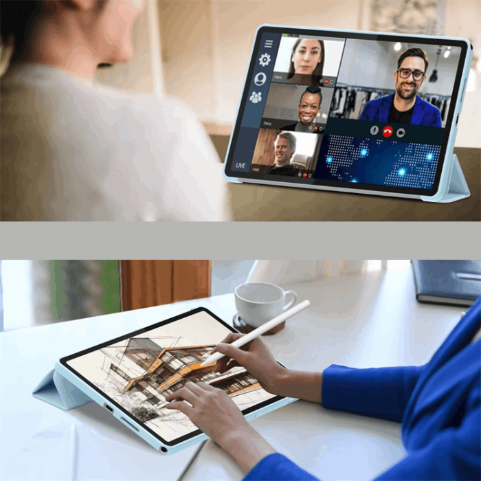 Tech-Protect - Tech-Protect Lenovo Tab 10.1 Fodral Smart - Blå