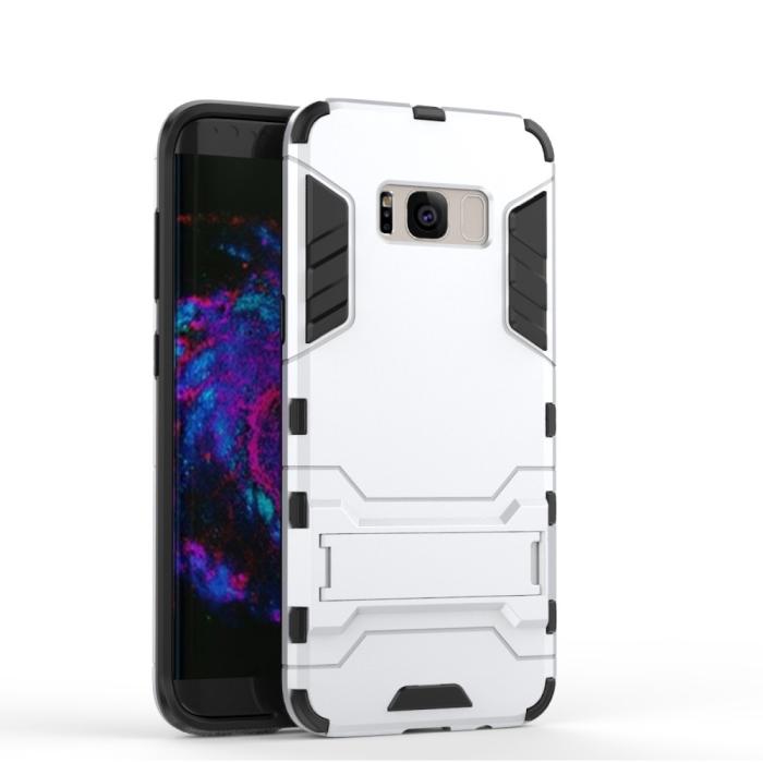UTGATT1 - Hybrid Mobilskal Samsung Galaxy S8 Plus - Silver