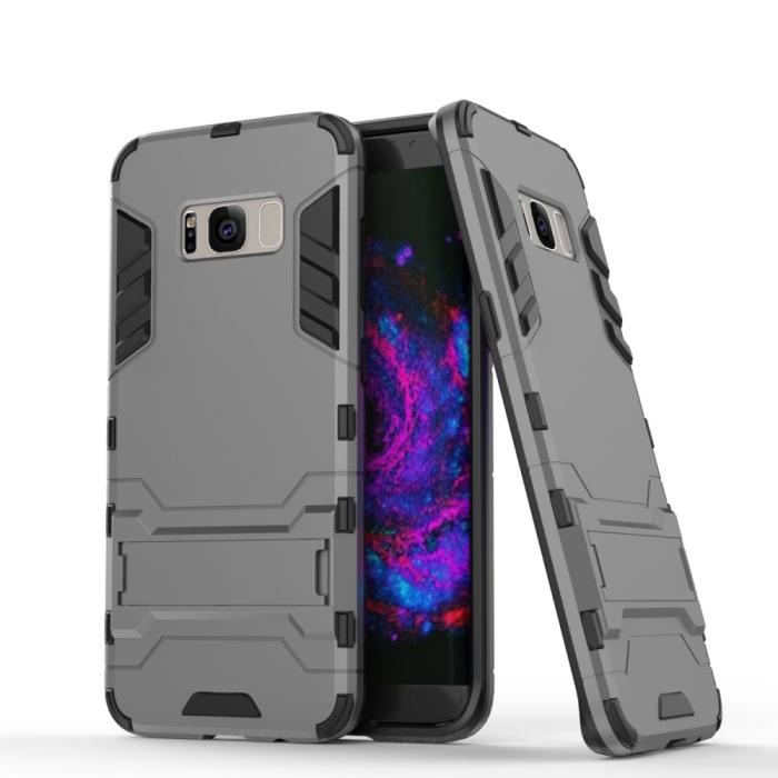 UTGATT1 - Hybrid Mobilskal Samsung Galaxy S8 Plus - Grå