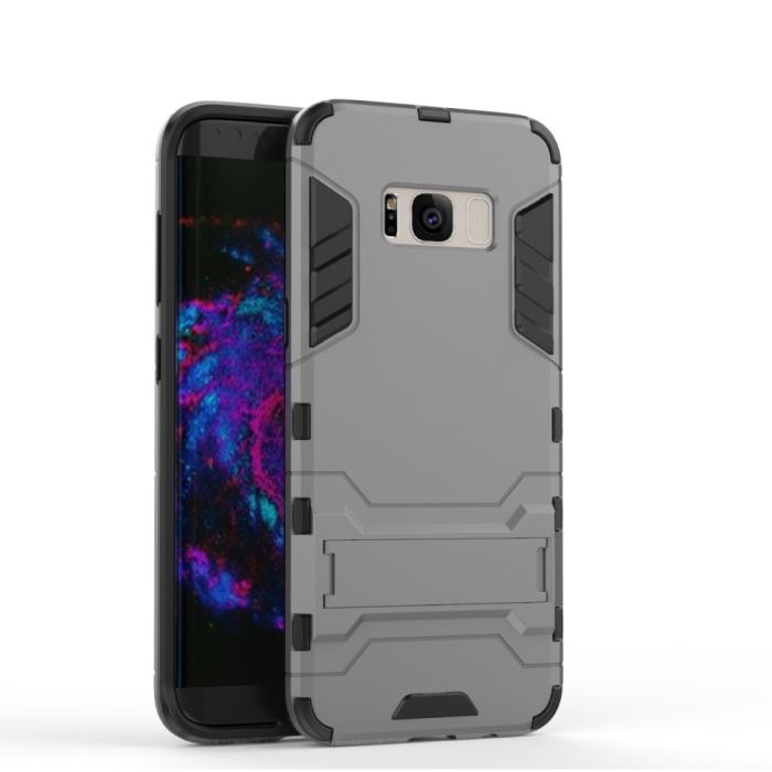 UTGATT1 - Hybrid Mobilskal Samsung Galaxy S8 Plus - Grå