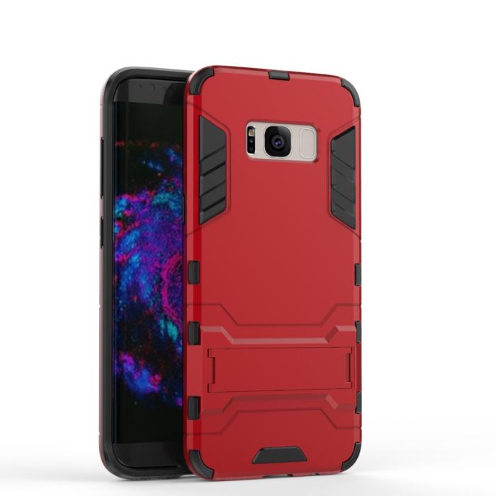 OEM - Hybrid Mobilskal Samsung Galaxy S8 Plus - Röd
