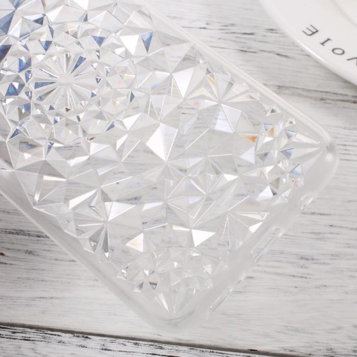 UTGATT1 - SULADA 3D Diamond Pattern Mobilskal Samsung Galaxy S8 - Transparent