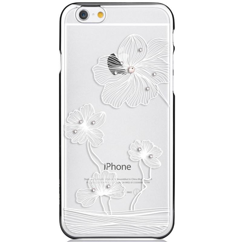 Comma BaksideSkal till Apple iPhone 6(S) Plus - Silver Blommor | 2353 | AlltMobil
