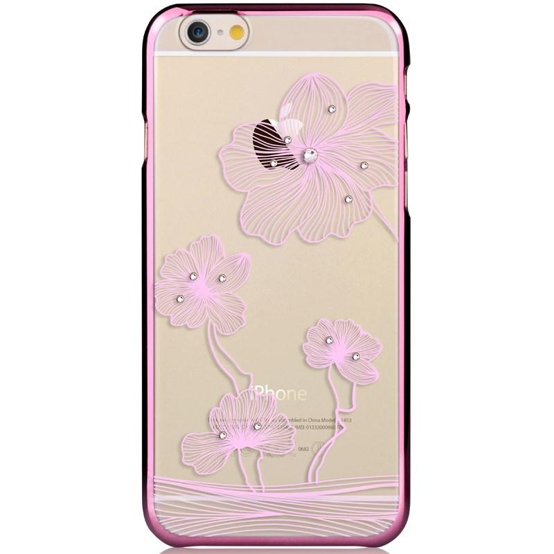 Comma BaksideSkal till Apple iPhone 6 / 6S - Rosa Blommor | 2353 | AlltMobil