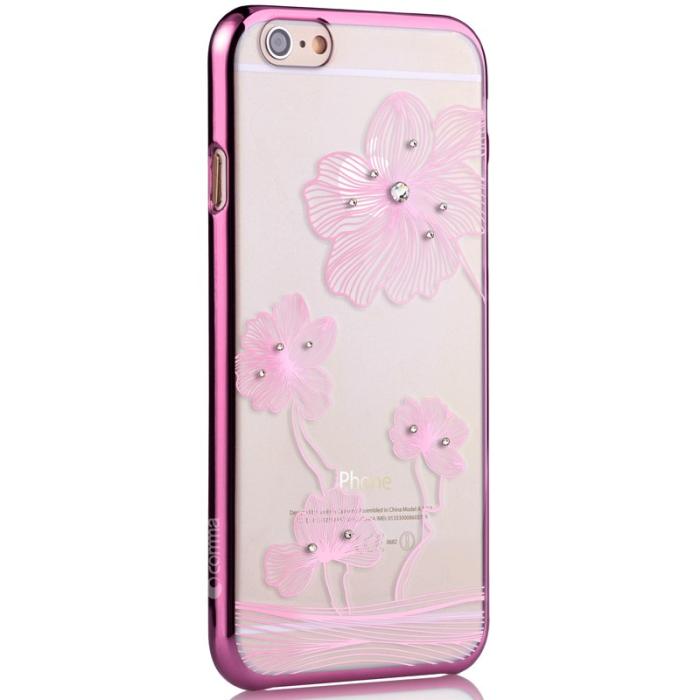 Comma - Comma BaksideSkal till Apple iPhone 6 / 6S - Rosa Blommor