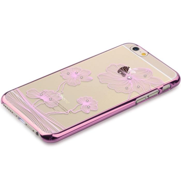Comma - Comma BaksideSkal till Apple iPhone 6 / 6S - Rosa Blommor