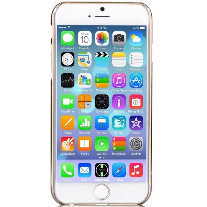 Comma - Comma BaksideSkal till Apple iPhone 6 / 6S - Guld Blommor