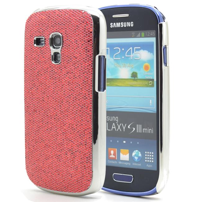 Sparkle Baksideskal tillSamsung Galaxy S3 mini i8190 (Röd) | 2353 | AlltMobil