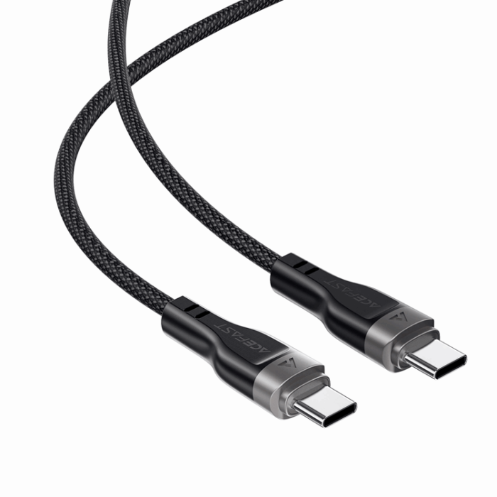 Acefast - Acefast 3in1 USB-C - USB-C 480Mb/s 100W 1.2m Kabel - Svart