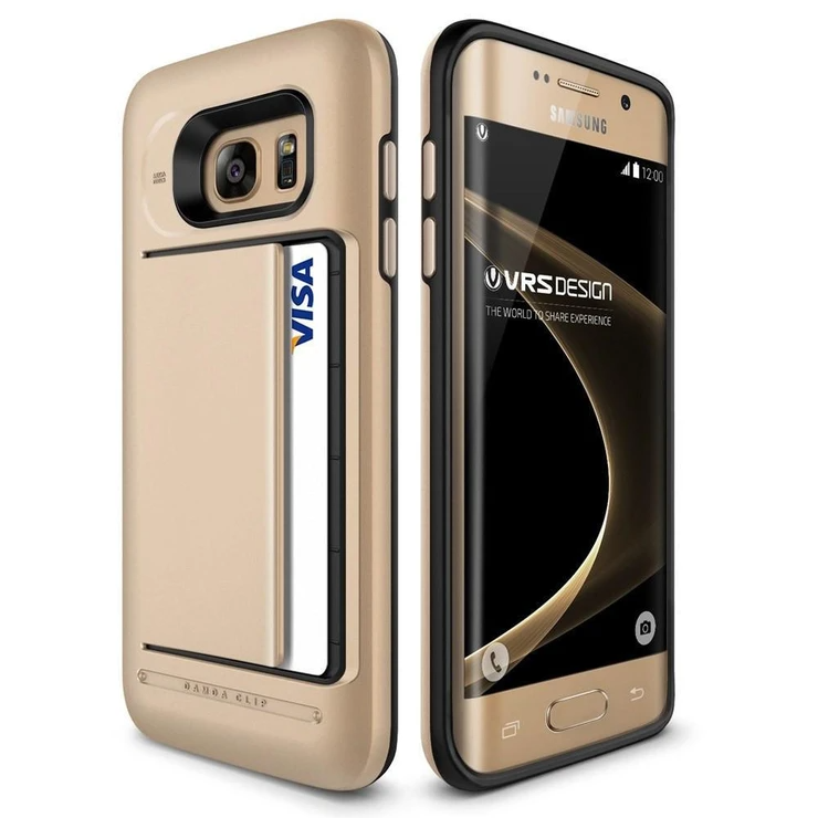 Verus Damda Clip Skal till Samsung Galaxy S7 Edge - Gold