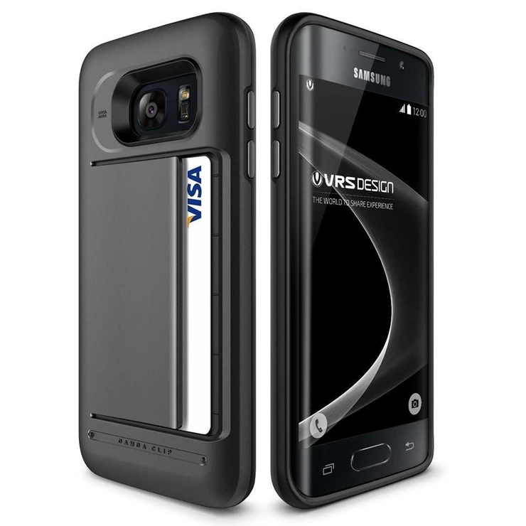 Verus Damda Clip Skal till Samsung Galaxy S7 Edge - Svart
