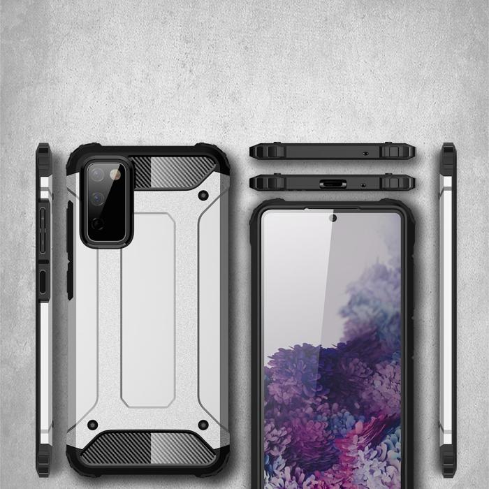 A-One Brand - Armor Guard Hybrid Mobilskal Galaxy S20 FE - Svart