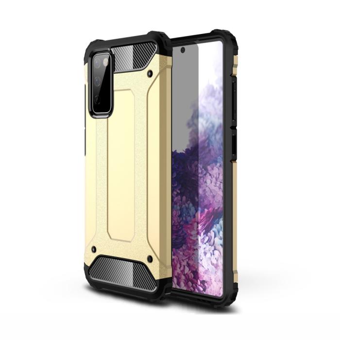 A-One Brand - Armor Guard Hybrid Mobilskal Galaxy S20 FE - Gold