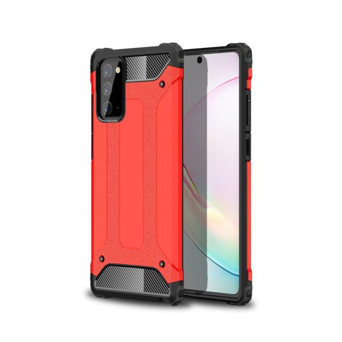 A-One Brand - Armor Guard Hybrid Mobilskal Galaxy S20 FE - Röd