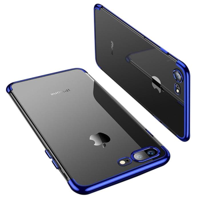 UTGATT5 - Clear Color Case iPhone 8 Plus/7 Plus Blå