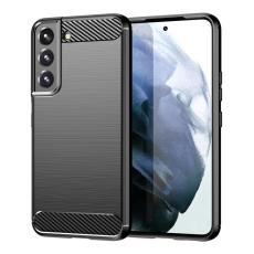 OEM - Galaxy S23 Plus Skal Carbon Silicone Flexible - Svart