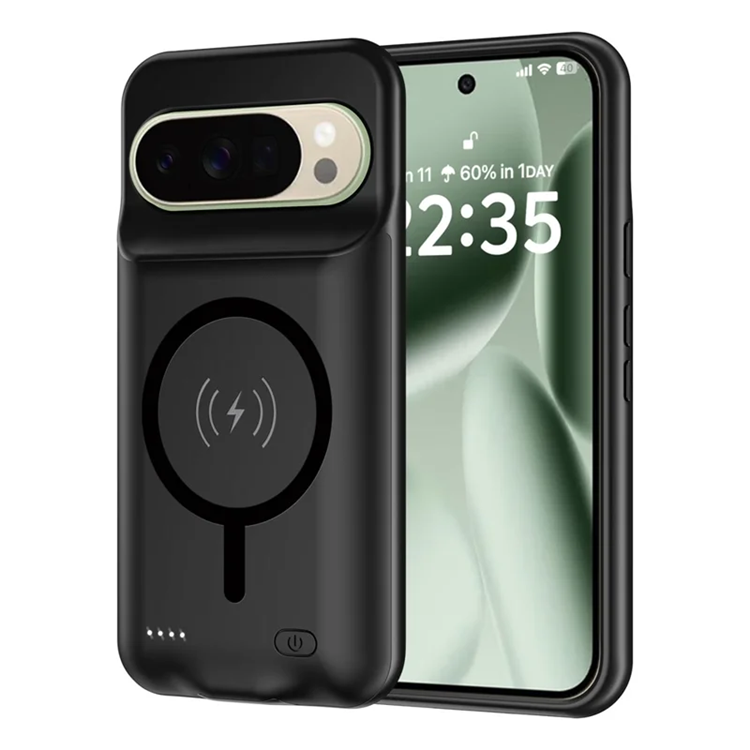 Google Pixel 9/9 Pro Batteriskal Magsafe 6000mAh - Svart | 2353 | AlltMobil