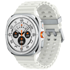 Samsung - Samsung Galaxy Watch Ultra Titanium Vit (Vit Rubber Strap)