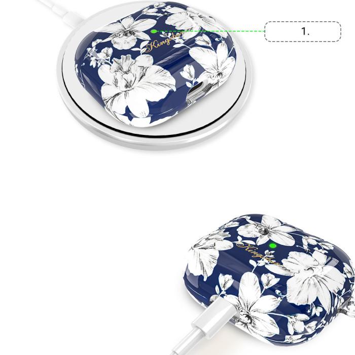 UTGATT5 - Kingxbar Blooming Pods Fodral För AirPods 3 - Svart