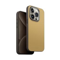 UNIQ - UNIQ iPhone 15 Pro Max Mobilskal MagSafe Lyden DS - Gul-grå