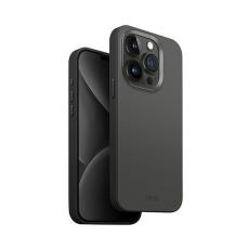 UNIQ - UNIQ iPhone 15 Pro Max Mobilskal MagSafe Lyden DS - Träkolgrå