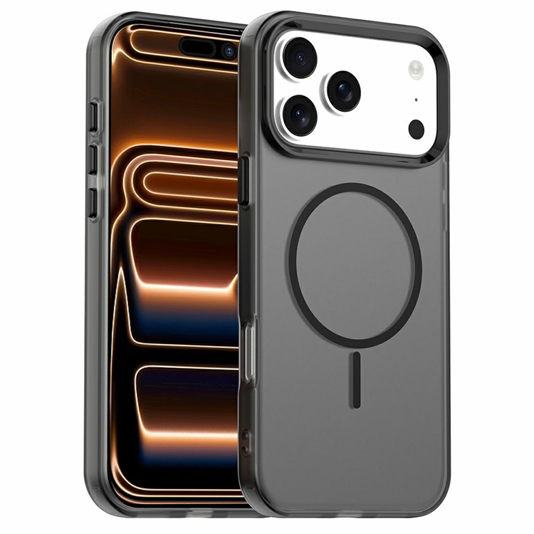 iPhone 17 Pro Mobilskal MagSafe Candy Color - Svart | 2353 | AlltMobil