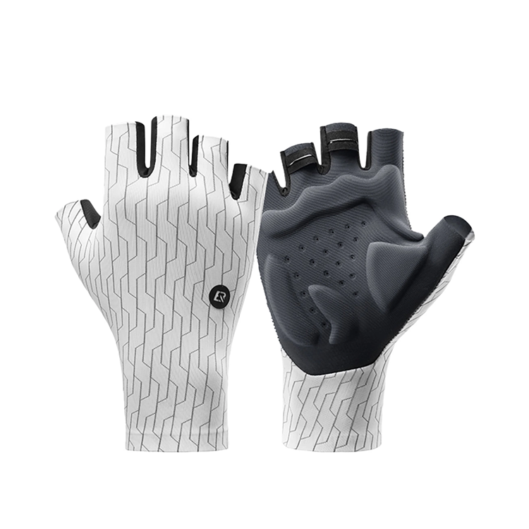 Rockbros Landsvägscykelhandskar Storlek: XL - Vit/Svart | 264 | AlltMobil