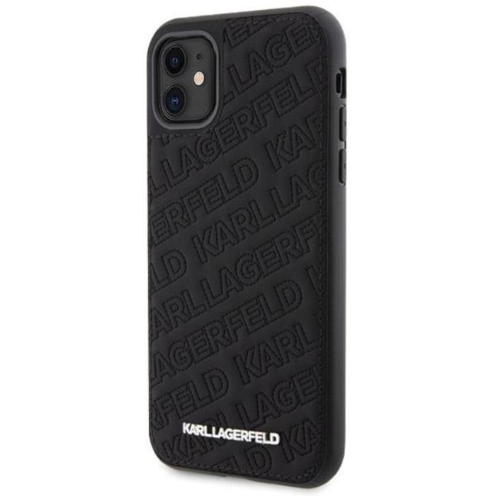 KARL LAGERFELD - KARL LAGERFELD iPhone 11/XR Mobilskal Quilted K Pattern - Svart