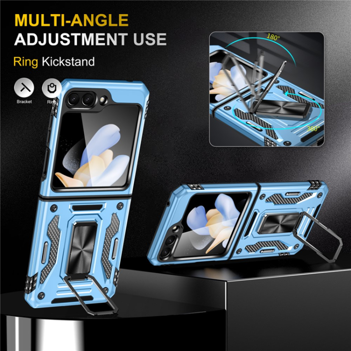 A-One Brand - Galaxy Z Flip7 FE/Z Flip6 Mobilskal Armor Kickstand