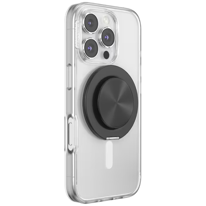 PopSockets - PopSockets MagSafe Popuphållare och Stativ Aluminium Radial - Svart