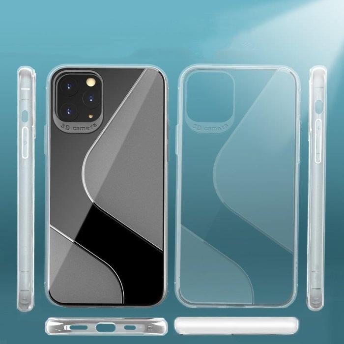OEM - S-Line Flexible Skal Huawei P40 Lite E - Svart