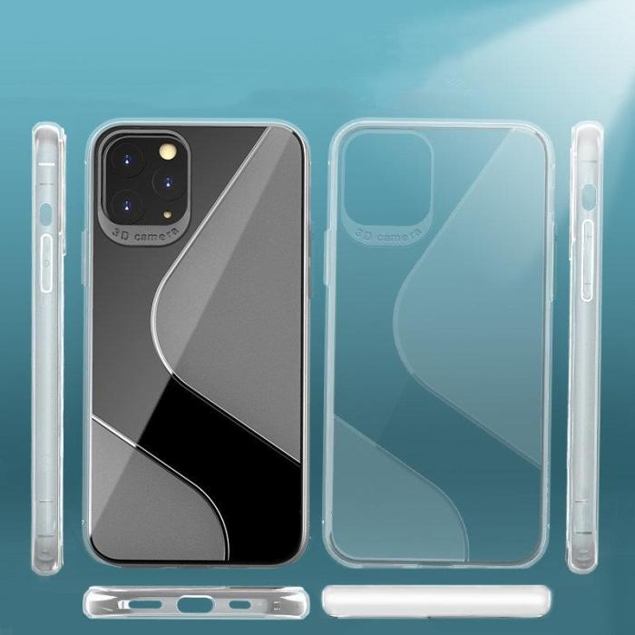 UTGATT1 - S-Line Flexible Skal Huawei P40 Lite - Transparent