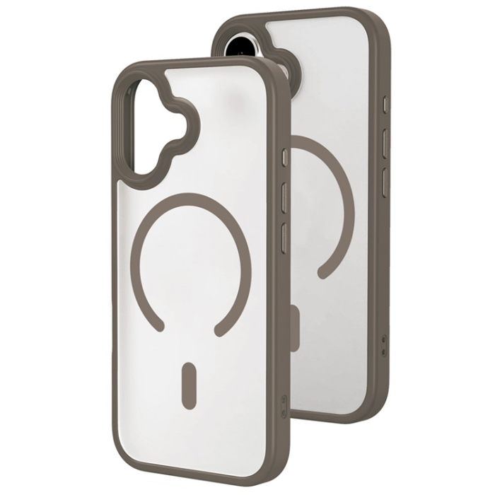 A-One Brand - iPhone 17 Mobilskal MagSafe Skin-Feel Rubberized - Titangrå