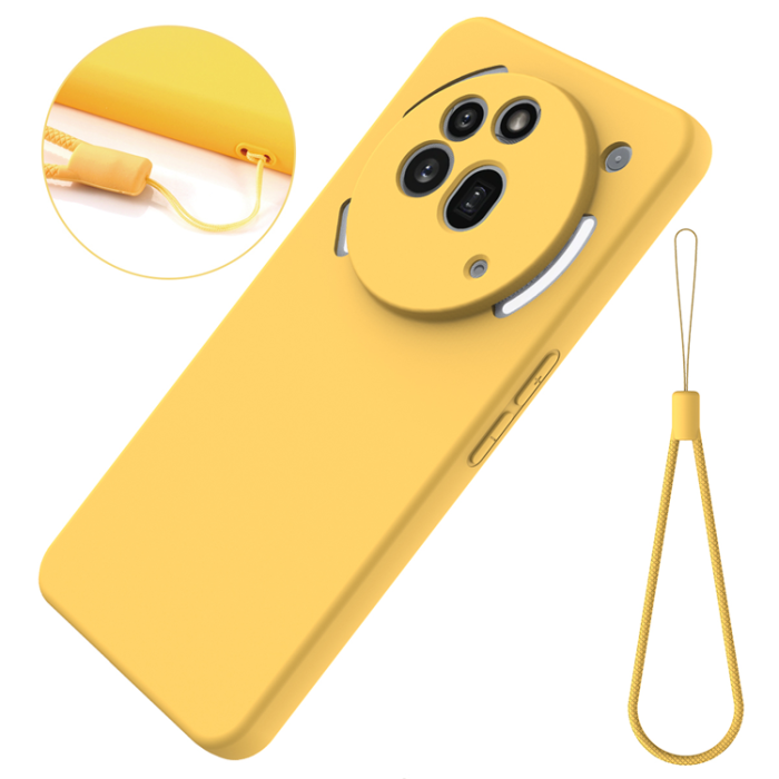 A-One Brand - Nothing Phone (3a) Pro Mobilskal Liquid Silikon med Handrem