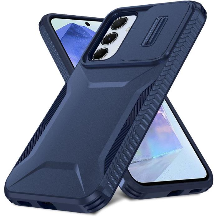 OEM - Mobilskal till Samsung Galaxy A55 5G TPU+PC Skydd - Blå