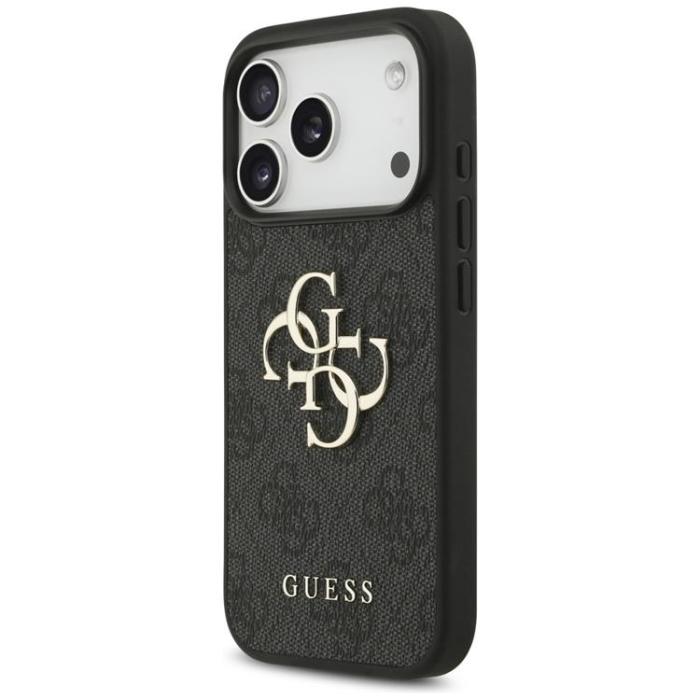 Guess - Guess iPhone 17 Pro Mobilskal 4G Strap 4G Classic Logo - Svart