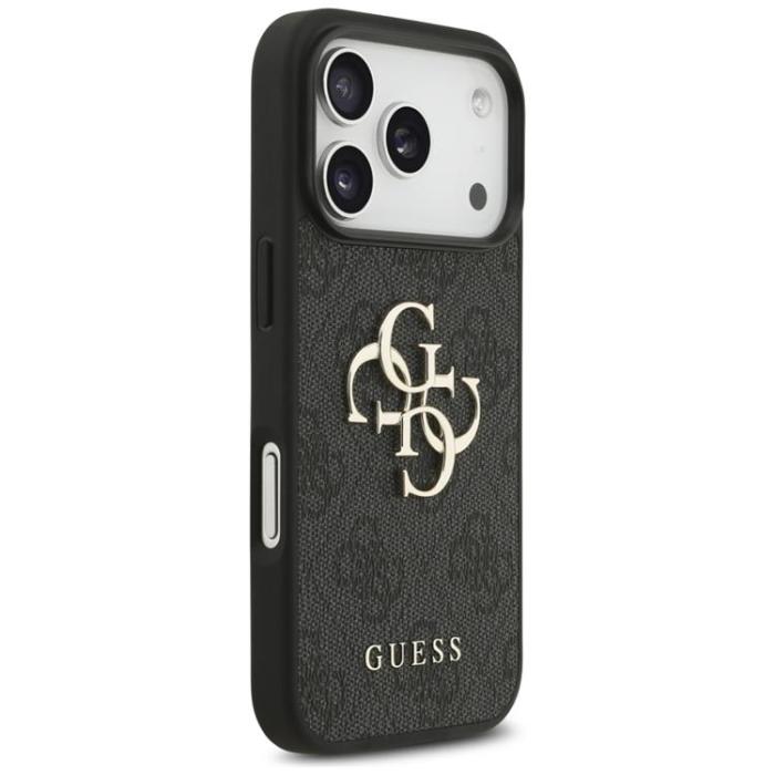 Guess - Guess iPhone 17 Pro Mobilskal 4G Strap 4G Classic Logo - Svart