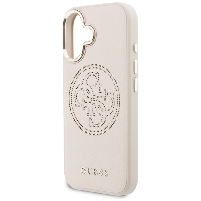 Guess - Guess Mobilskal För iPhone 17 MagSafe Perforated 4G - Rosa