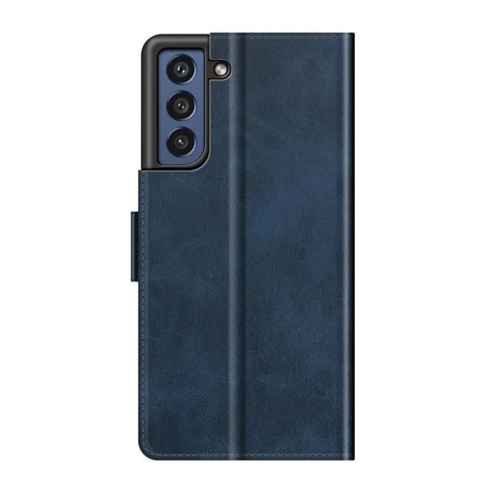 A-One Brand - Clasp Closure Fodral Galaxy S21 FE - Blå